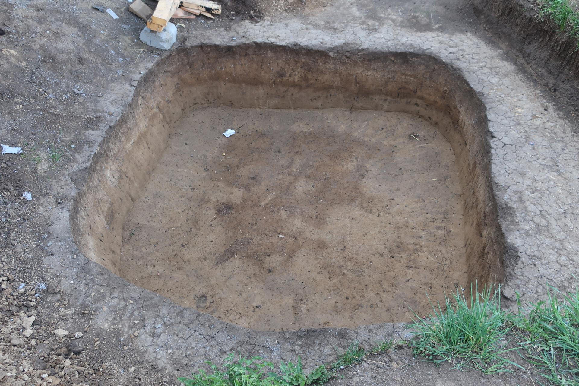 Snímek posledního odkrytého komorového hrobu